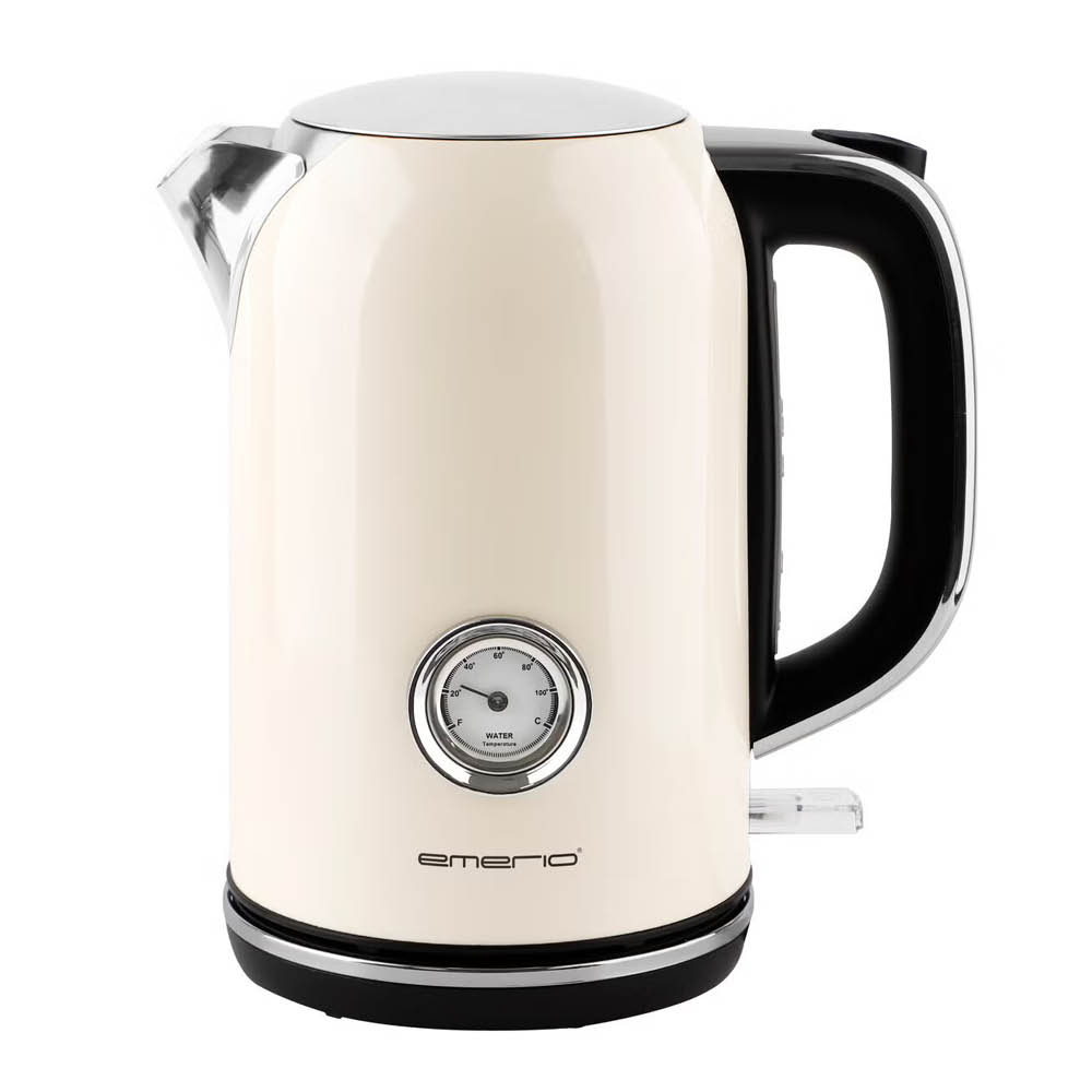 EMERIO - Retro Vedenkeitin 1,7 L Beige