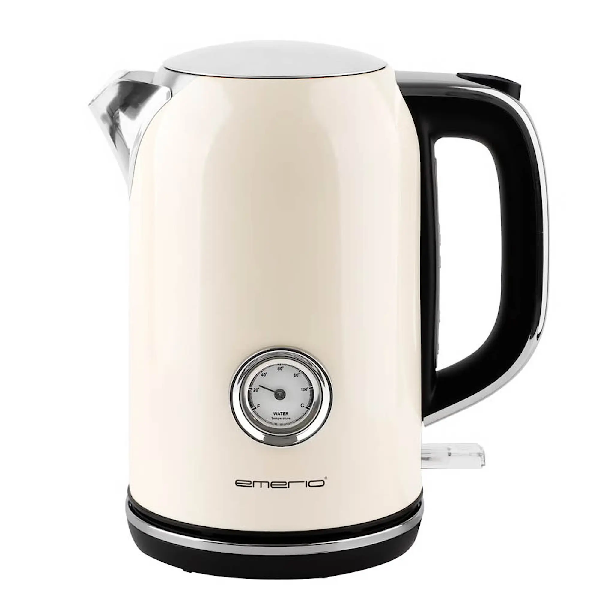 EMERIO Retro Vedenkeitin 1,7 L Beige