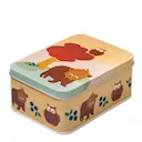 Skog med björn & uggla