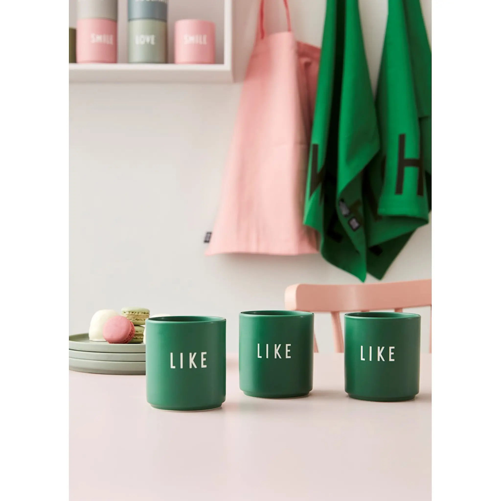 Design Letters Favourite Mugg Like 25 cl Grön