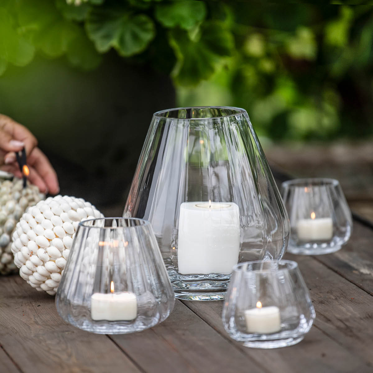 Magnor Rocks lykt xo 22 cm clear