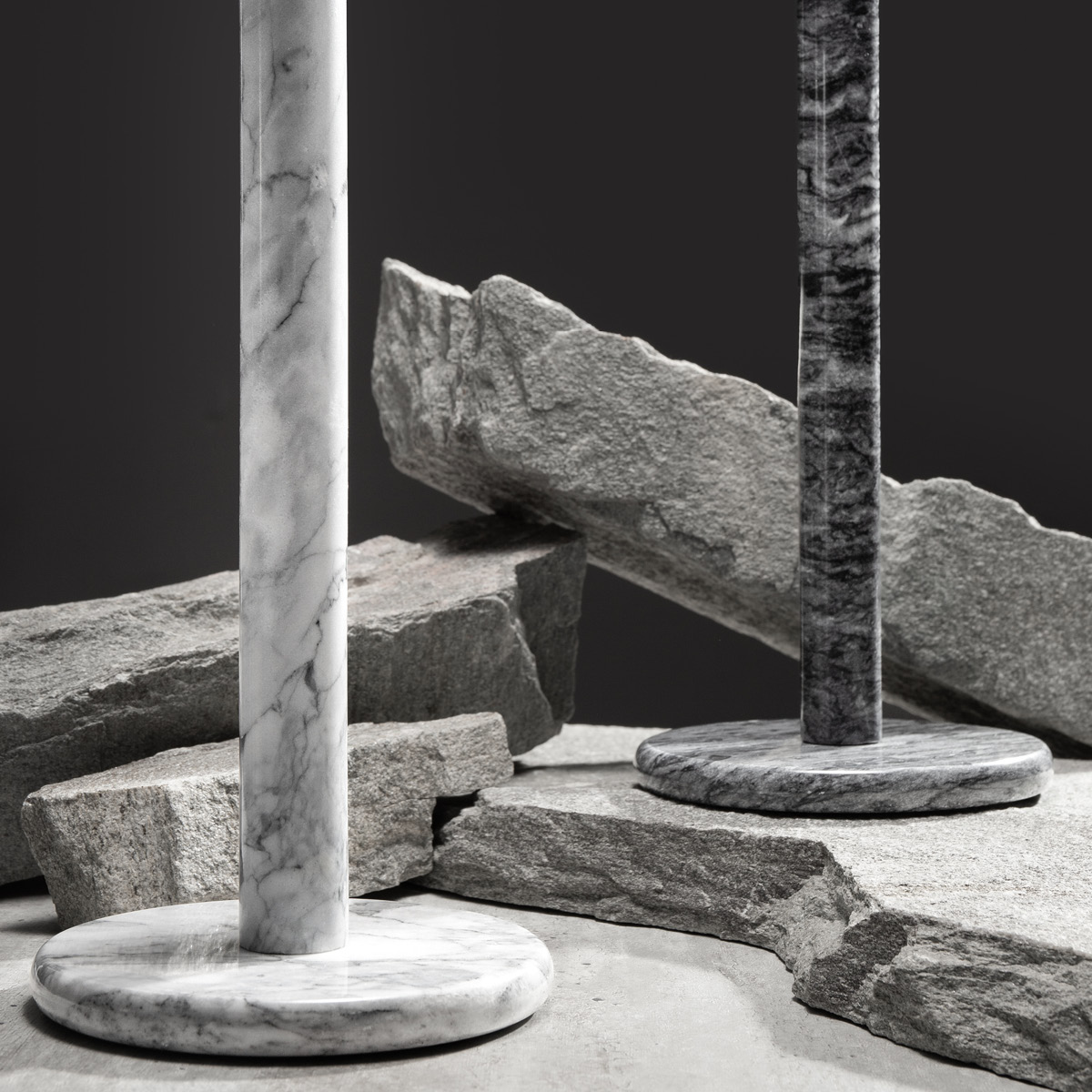 Stiernholm Marmor Talouspaperiteline 32 cm Valkoinen