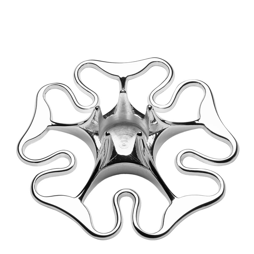 Skultuna Rosen ljusstake 9,5 cm silver