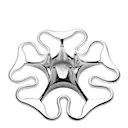 Rosen ljusstake 9,5 cm silver