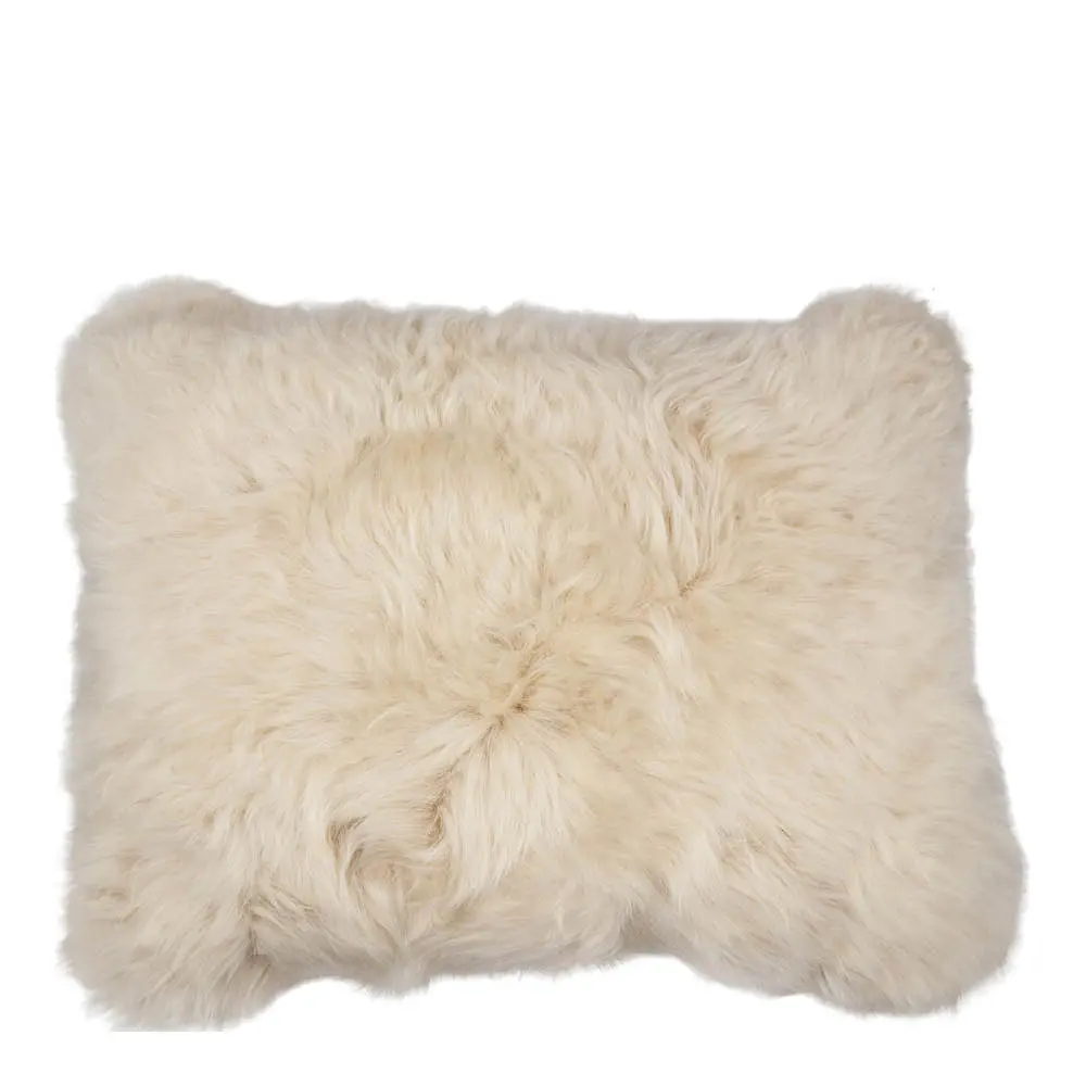 Tyynynpäällinen New Zealand pitkä villa 35x45 cm pellava