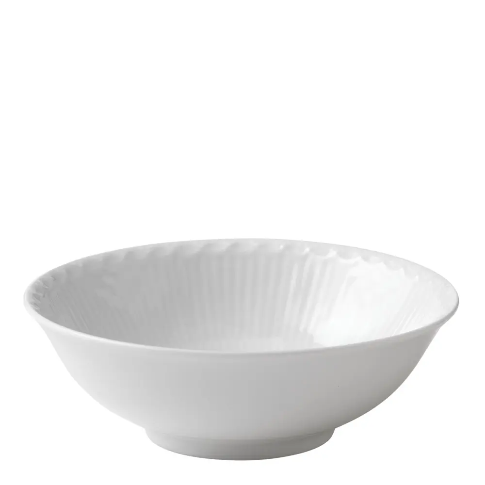 White Fluted Half Lace Kulho 35 cl