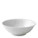 White Fluted Half Lace Skål 35 cl