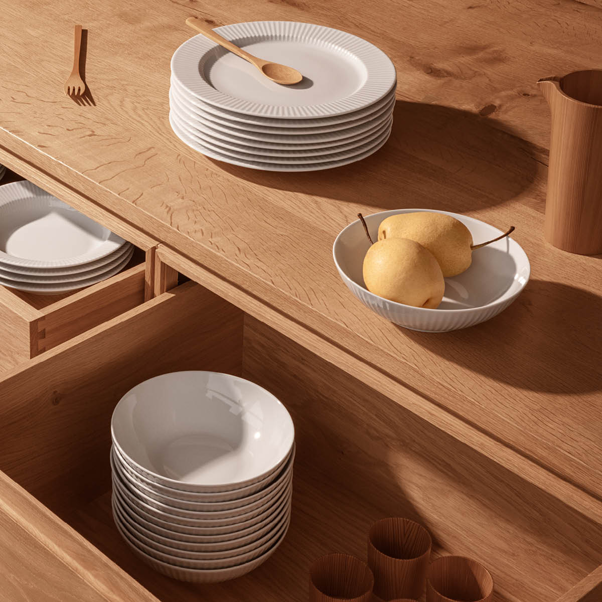 Eva Trio Legio Nova Pastaskål 80 cl 20 cm 4-Pack