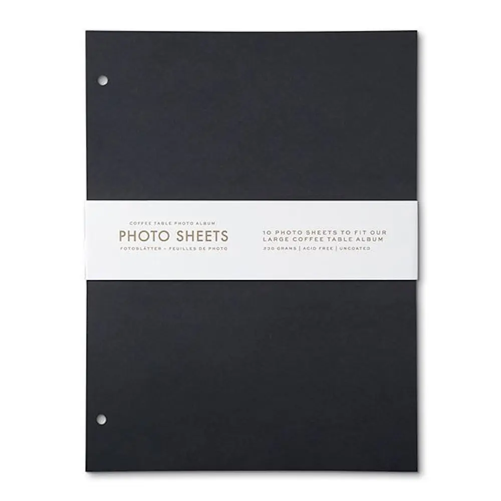 Valokuva-albumi 10 kpl täyttöpaperia