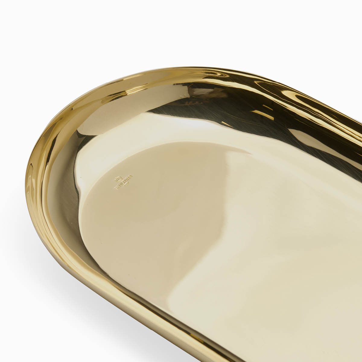 Skultuna Dekorfat ovalt 11x26 cm messing