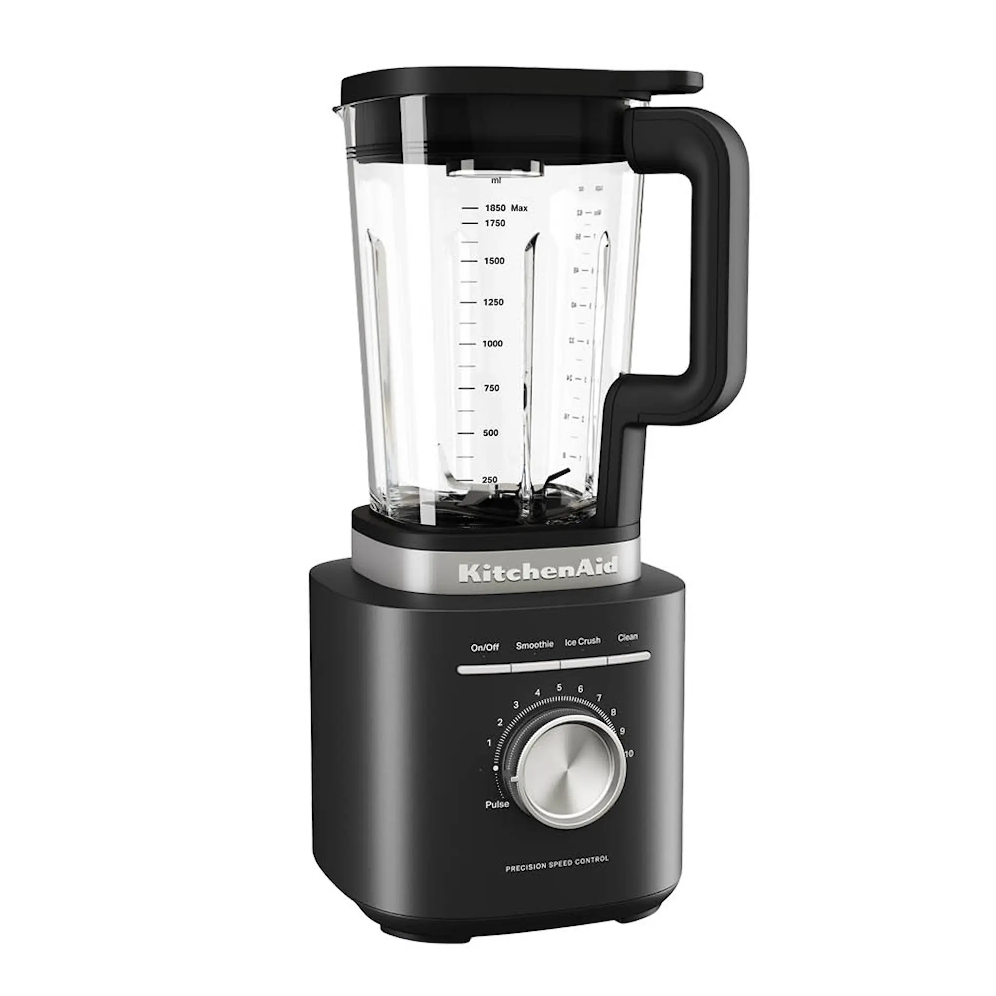 KitchenAid Pure Power blender m/glasskanne 1,85L black matte