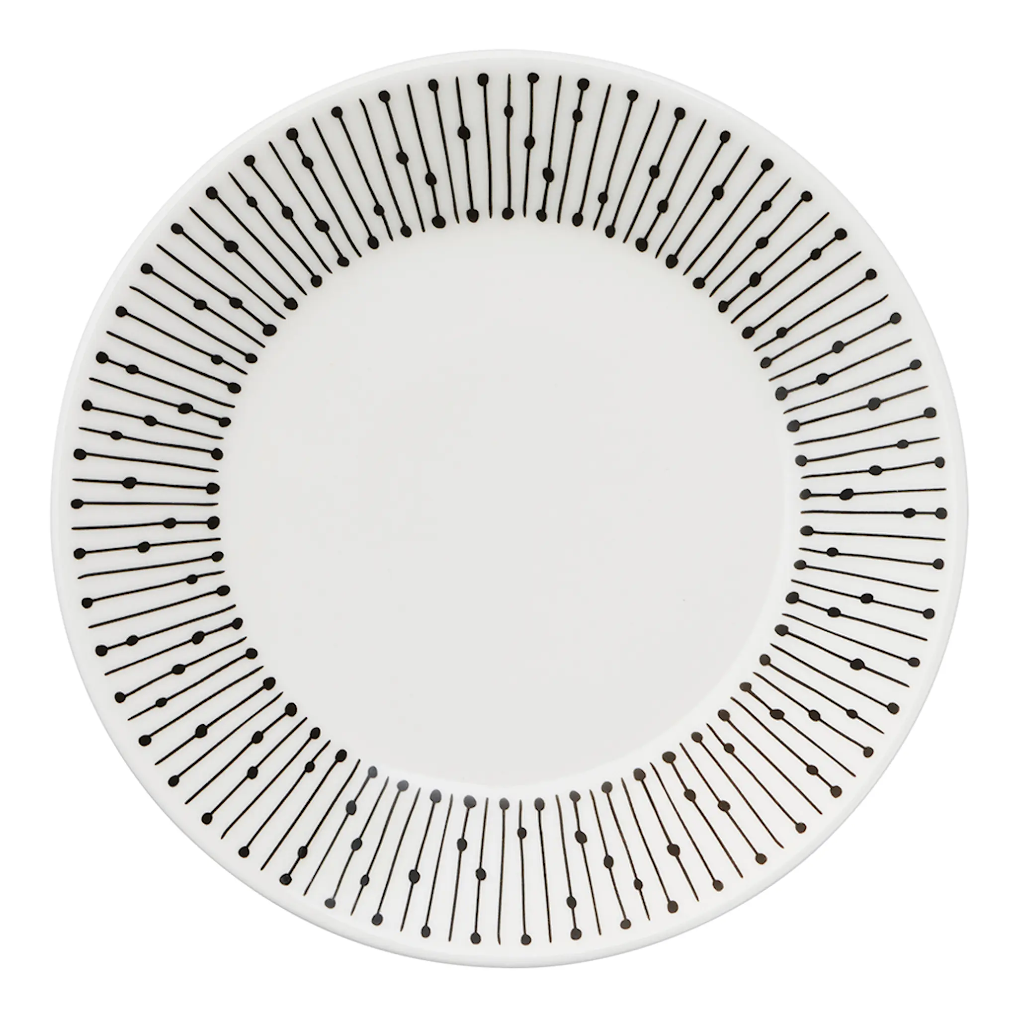 Arabia Mainio Sarastus Assiett 11 cm Vit/Svart