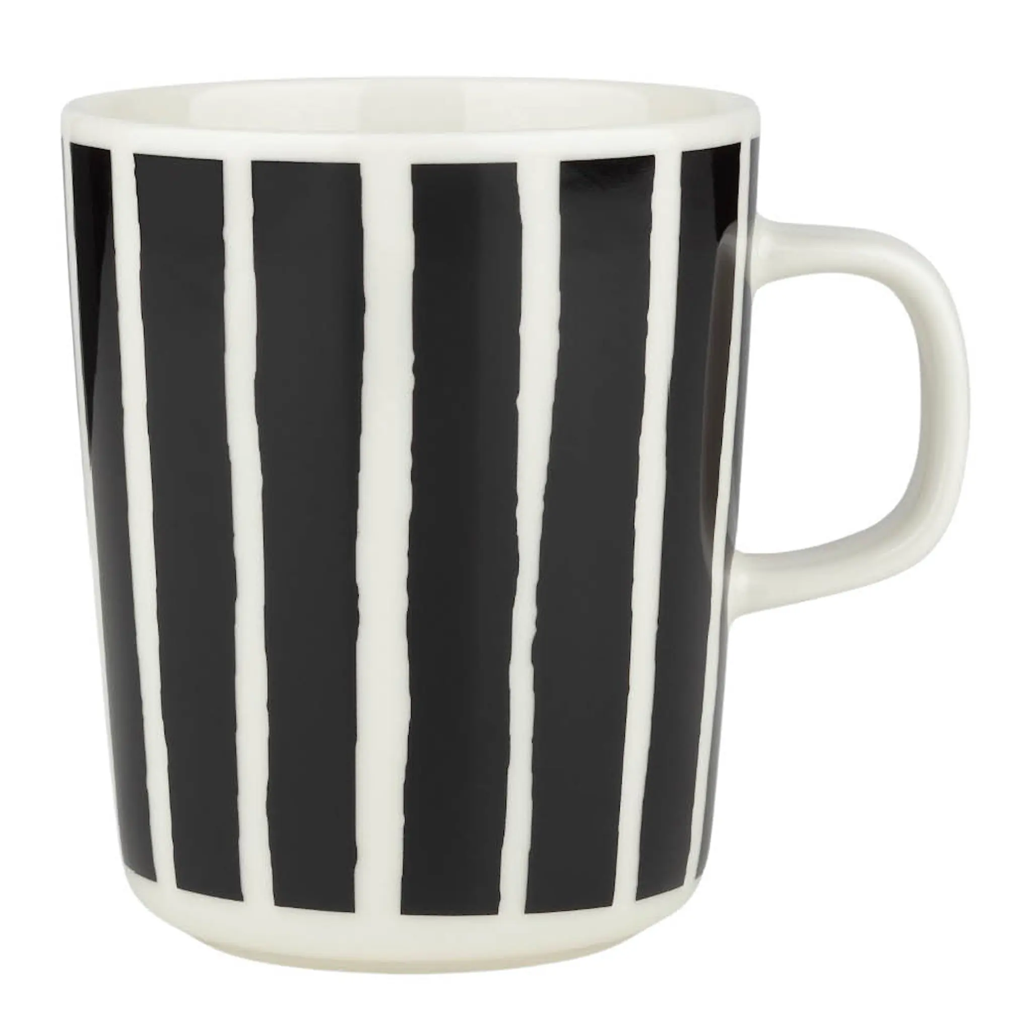 Marimekko Oiva Piccolo mugg 25 cl vit/svart