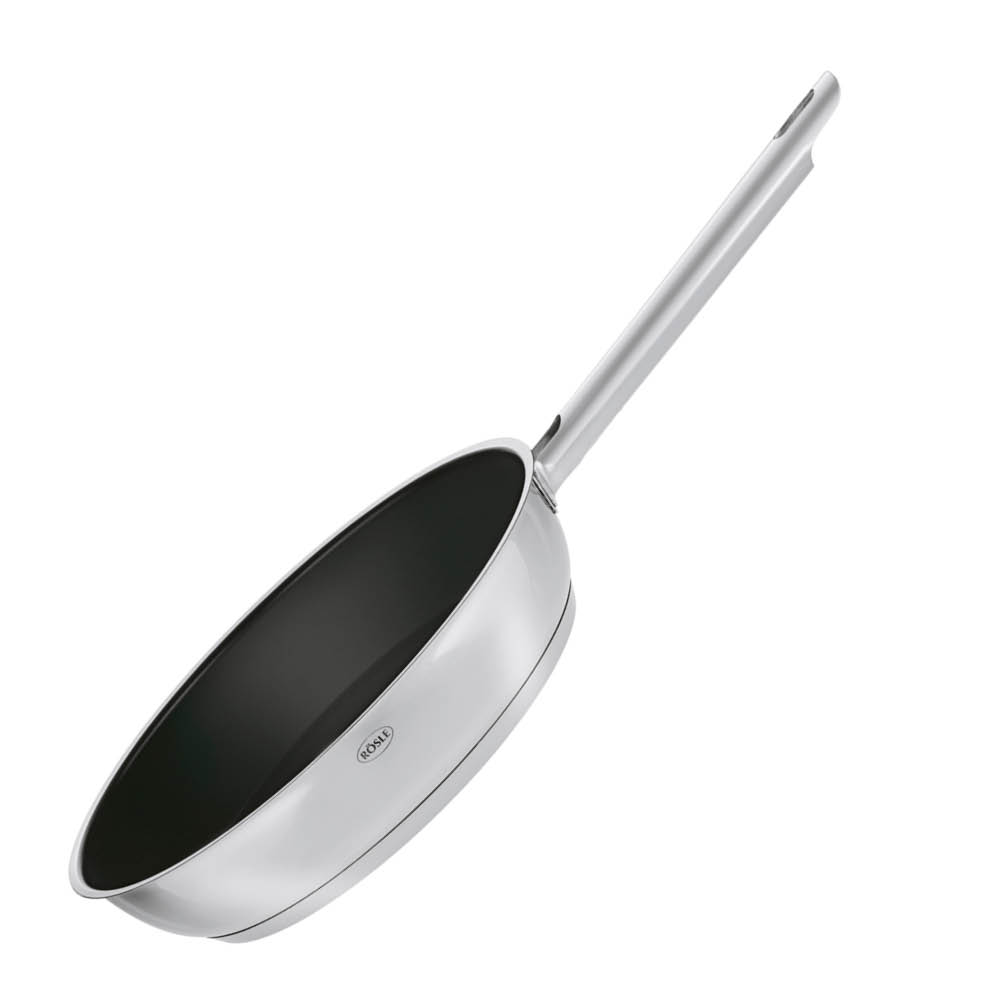 Rösle - PureElements Paistinpannu 24 cm Teräs/Musta