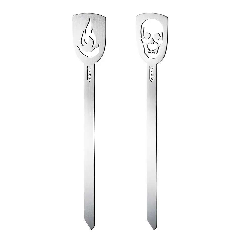 BBQ Hampurilaistikku 2 kpl Ruostumaton