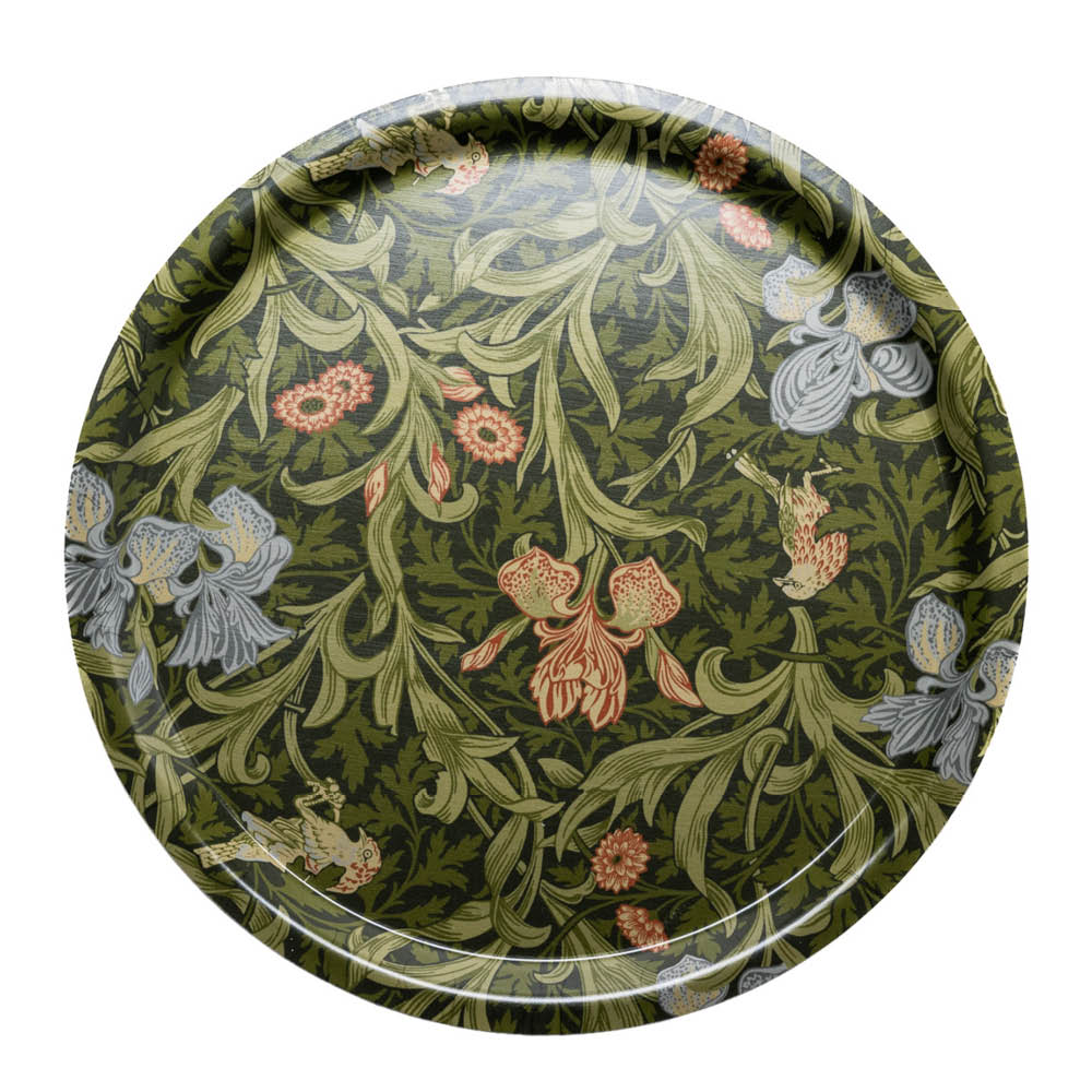 William Morris Iris Tarjotin 46 cm Vihreä