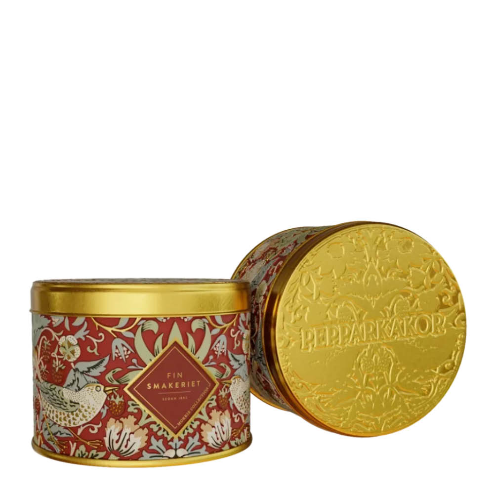 Finsmakeriet Morris pepparkakor liten burk 45 g vinröd