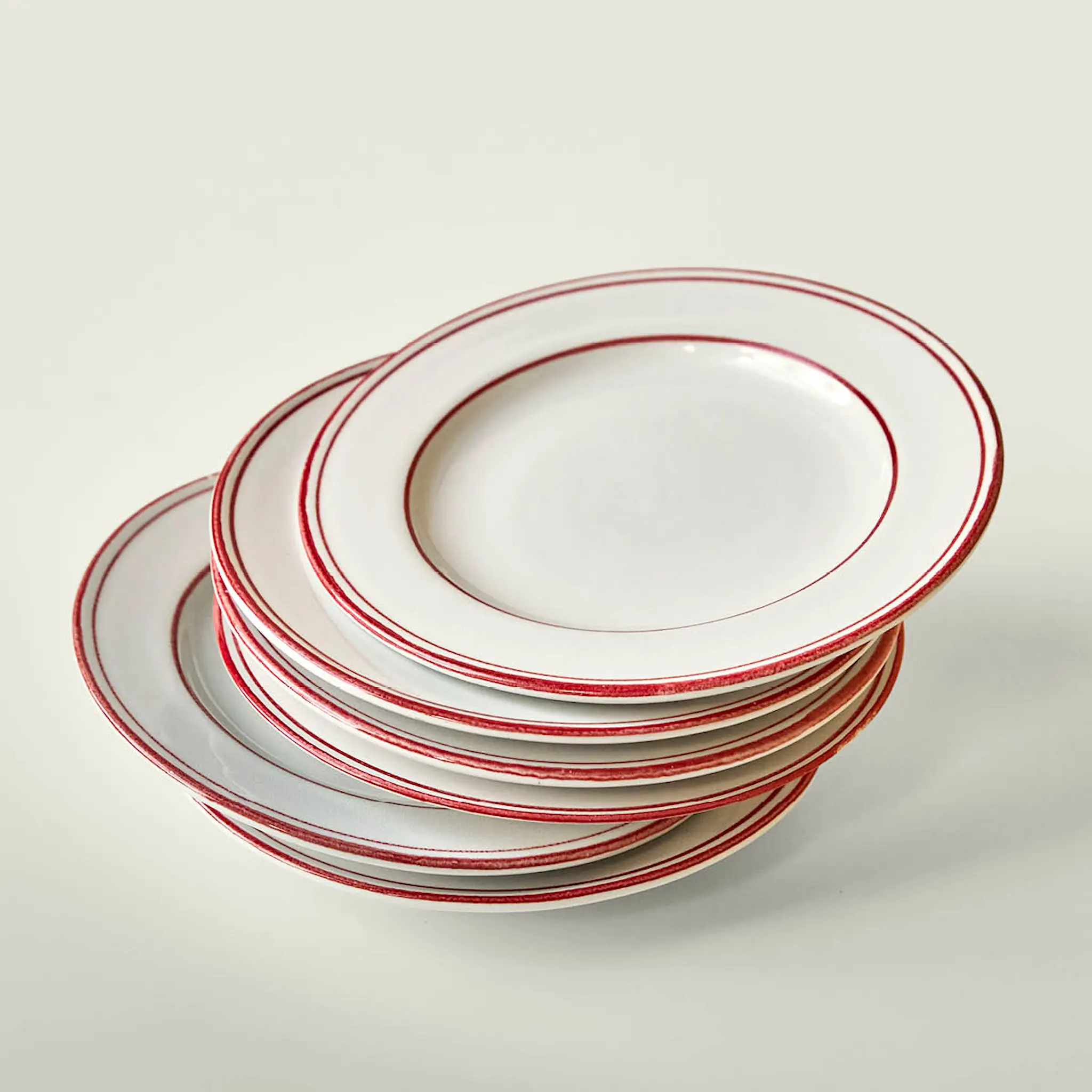 Nicolas Vahé Bistro Lautanen 21 cm 2 kpl Punainen/Valkoinen