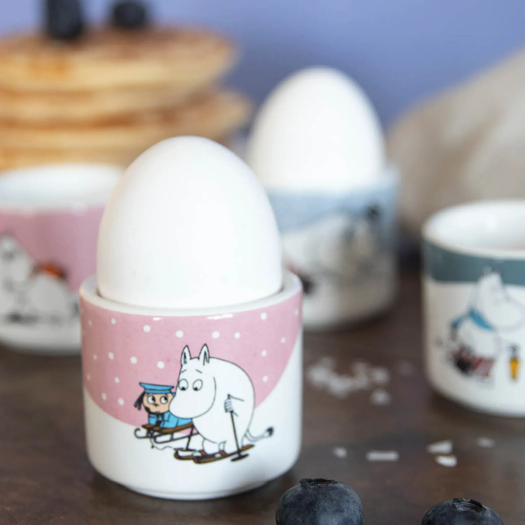 Pluto Mumin äggkopp 4-pack Winter