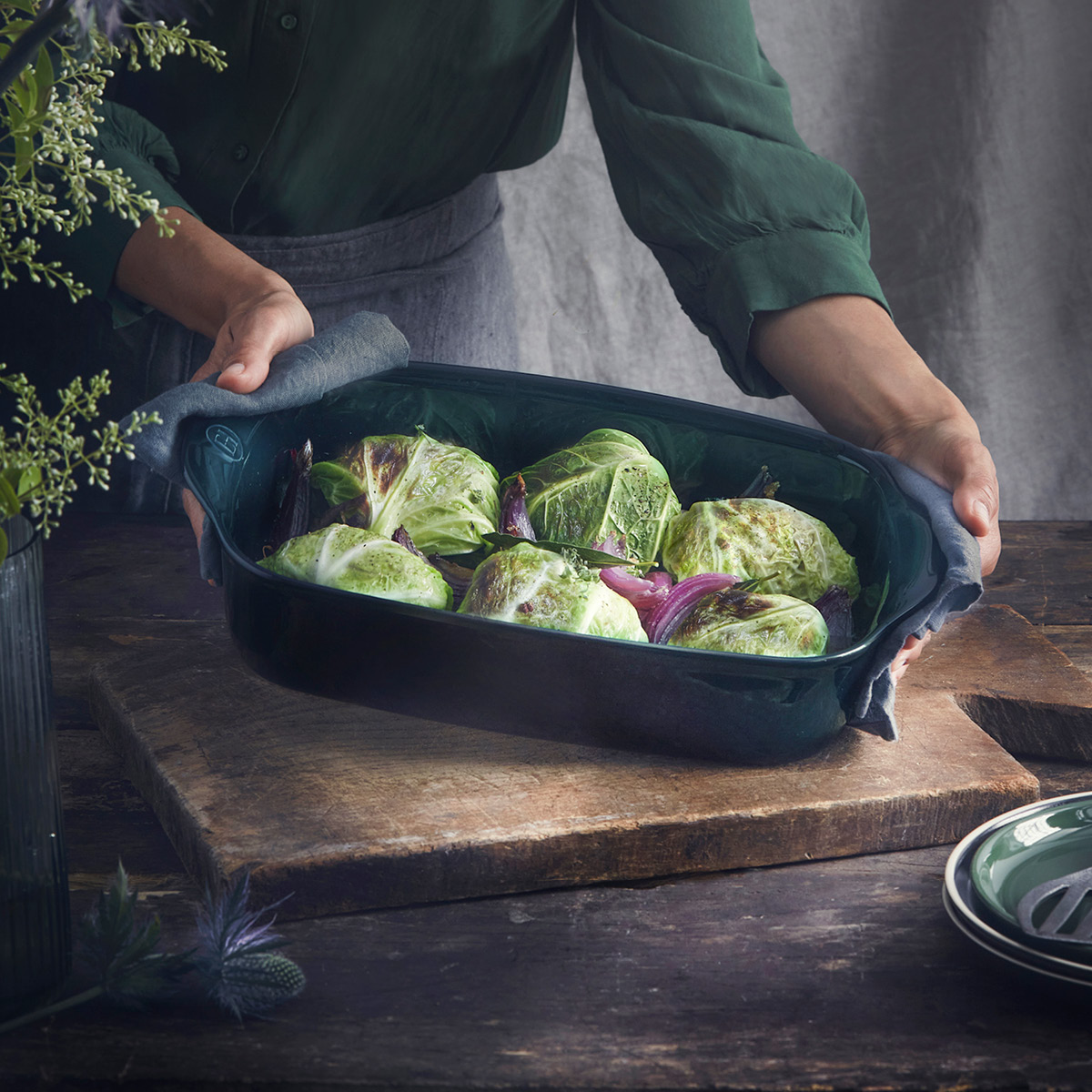 Emile Henry Emile Henry Uunivuoka 30 cm 1,55 L Sininen