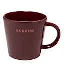 Table Talk mugg GO GODDESS! 35 cl vinröd