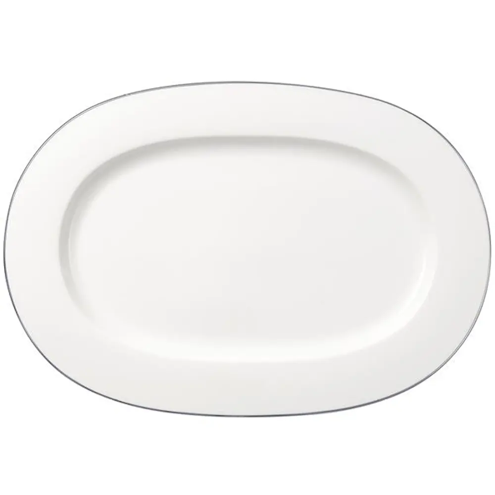 Anmut Platinum soikea tarjoilulautanen 41 cm