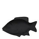 Fish väggkonst 30x16,5 cm svart