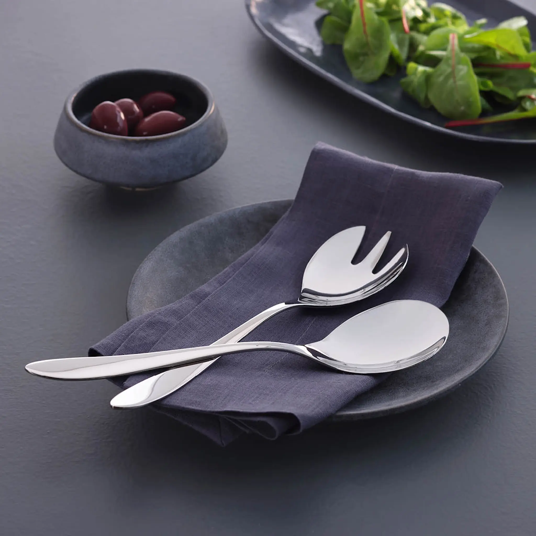 Hardanger bestikk Fjord salatsett 2 deler hover