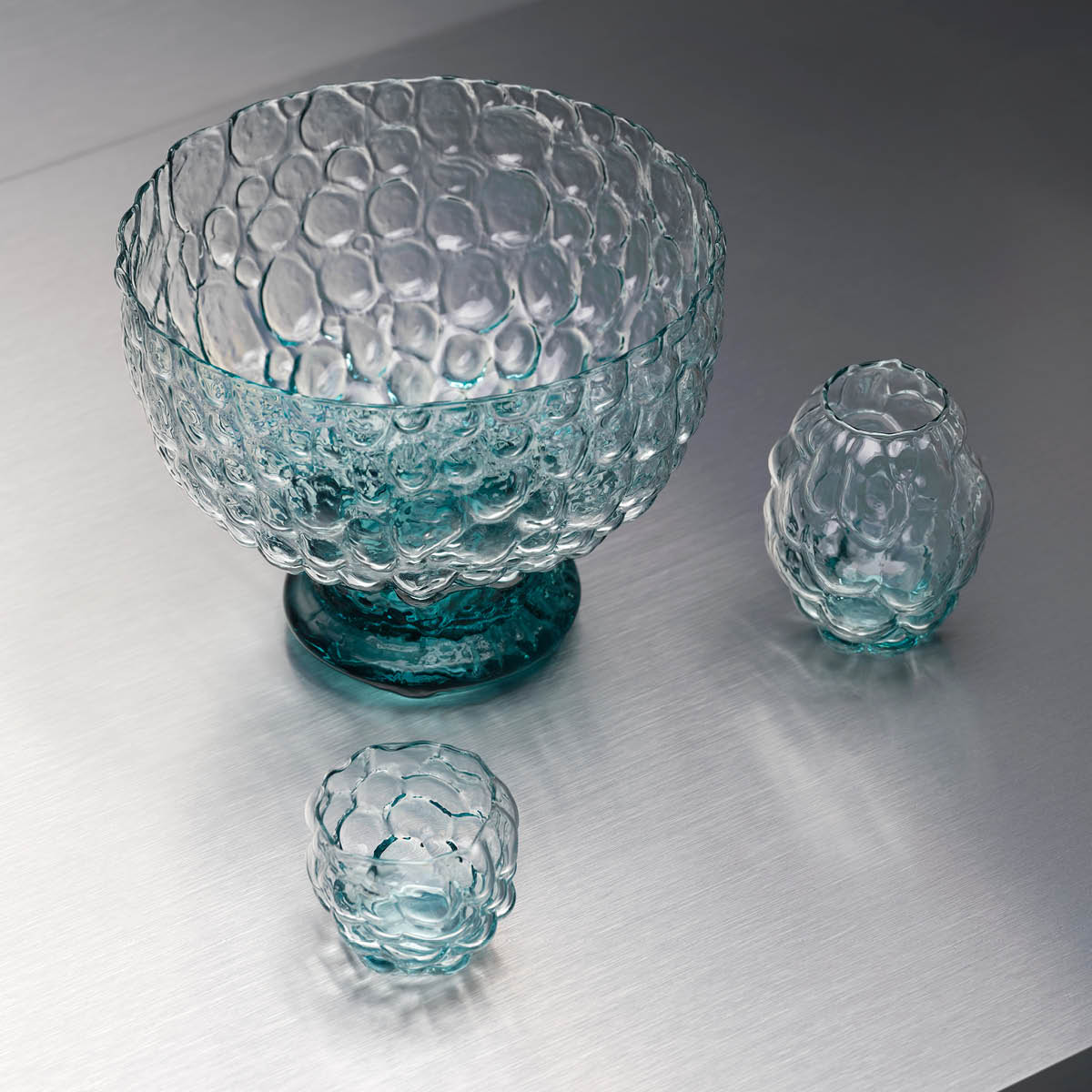 Kosta Boda Moss skål 19 cm cirkulär