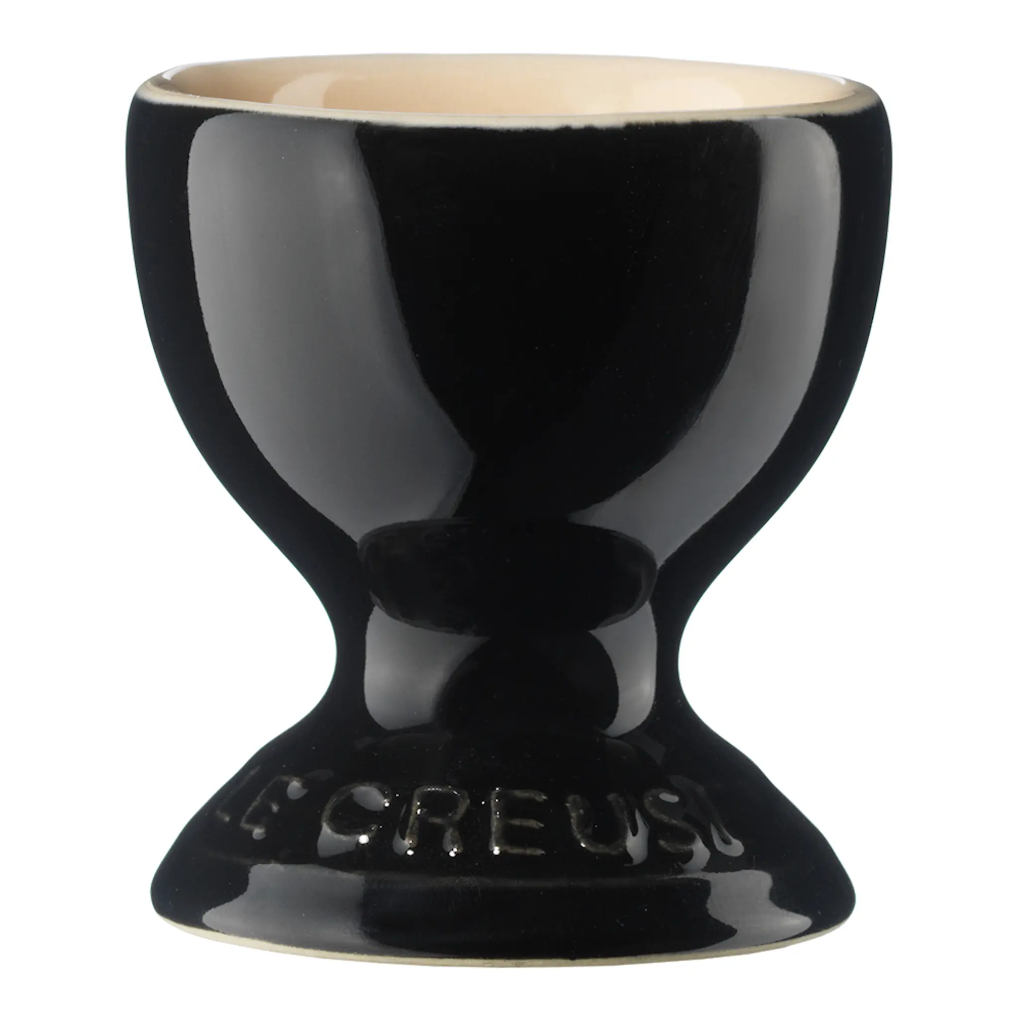 Le Creuset Äggkopp Stengods black