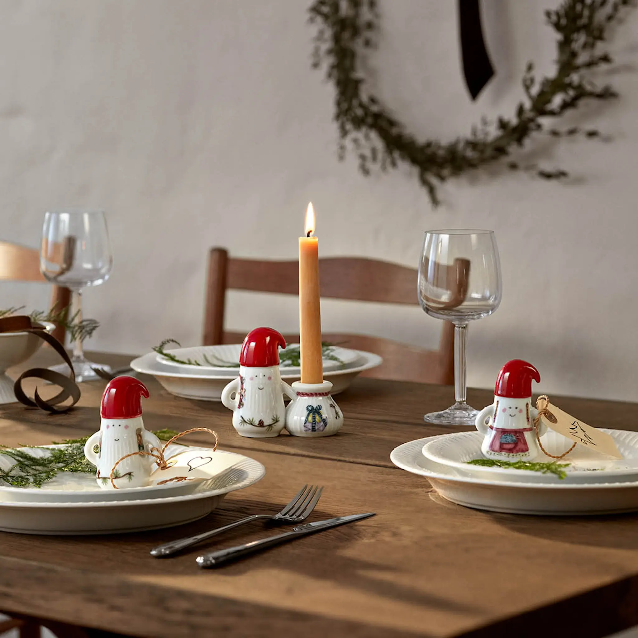 Kähler Hammershøi Christmas figur tomtemor 8,5 cm