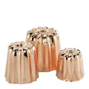 Canéles Mould Bakformar 3,5 cm Koppar