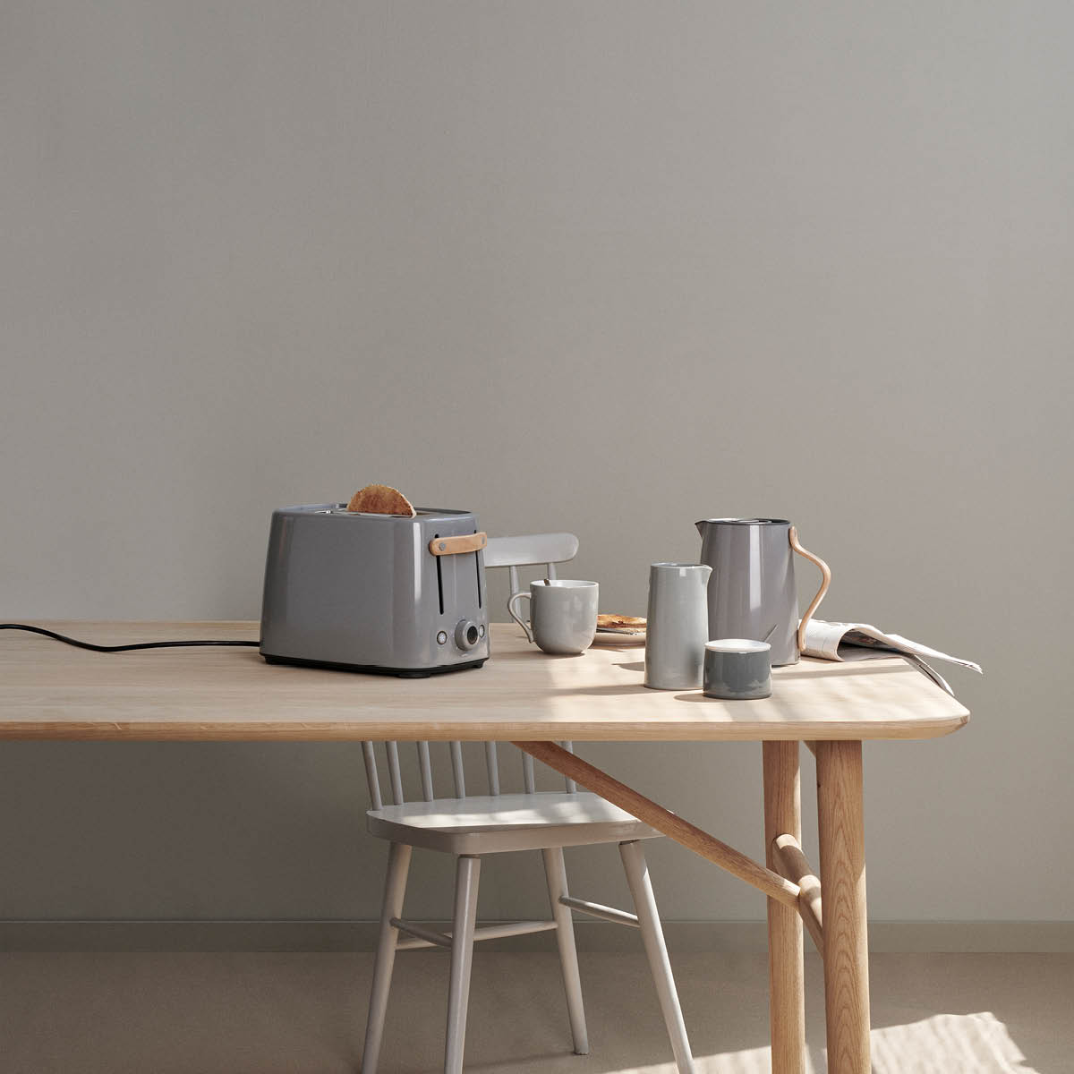 Stelton Emma termokanne te 1L grå