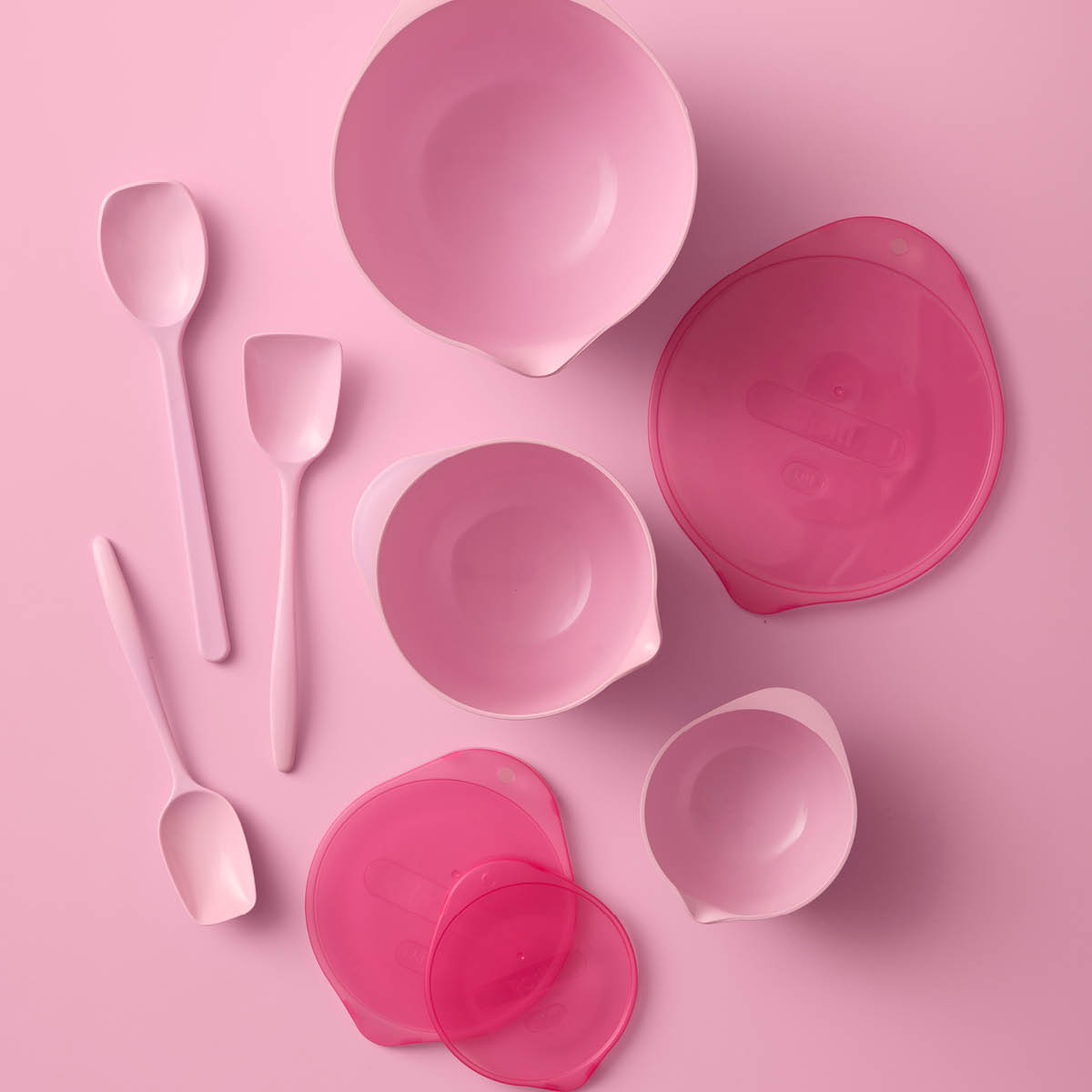Rosti Margrethe skålset 0,5 +1,5 +3 L Rosa Bandet