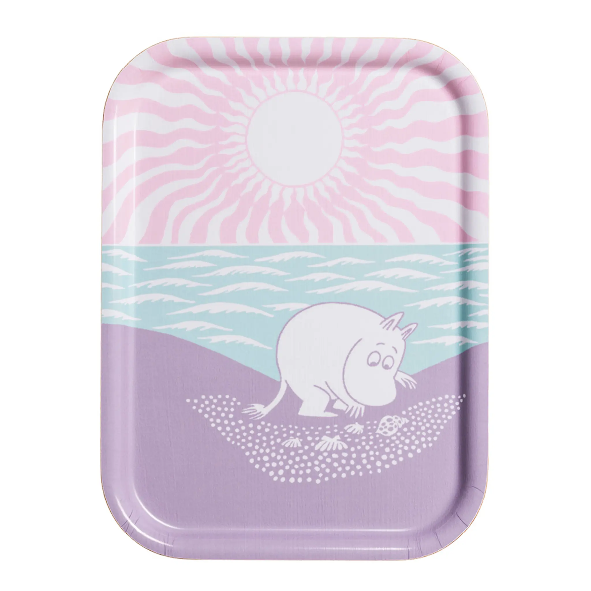 Moomin Arabia Mumin serveringsbricka 27x20 cm En dag på stranden