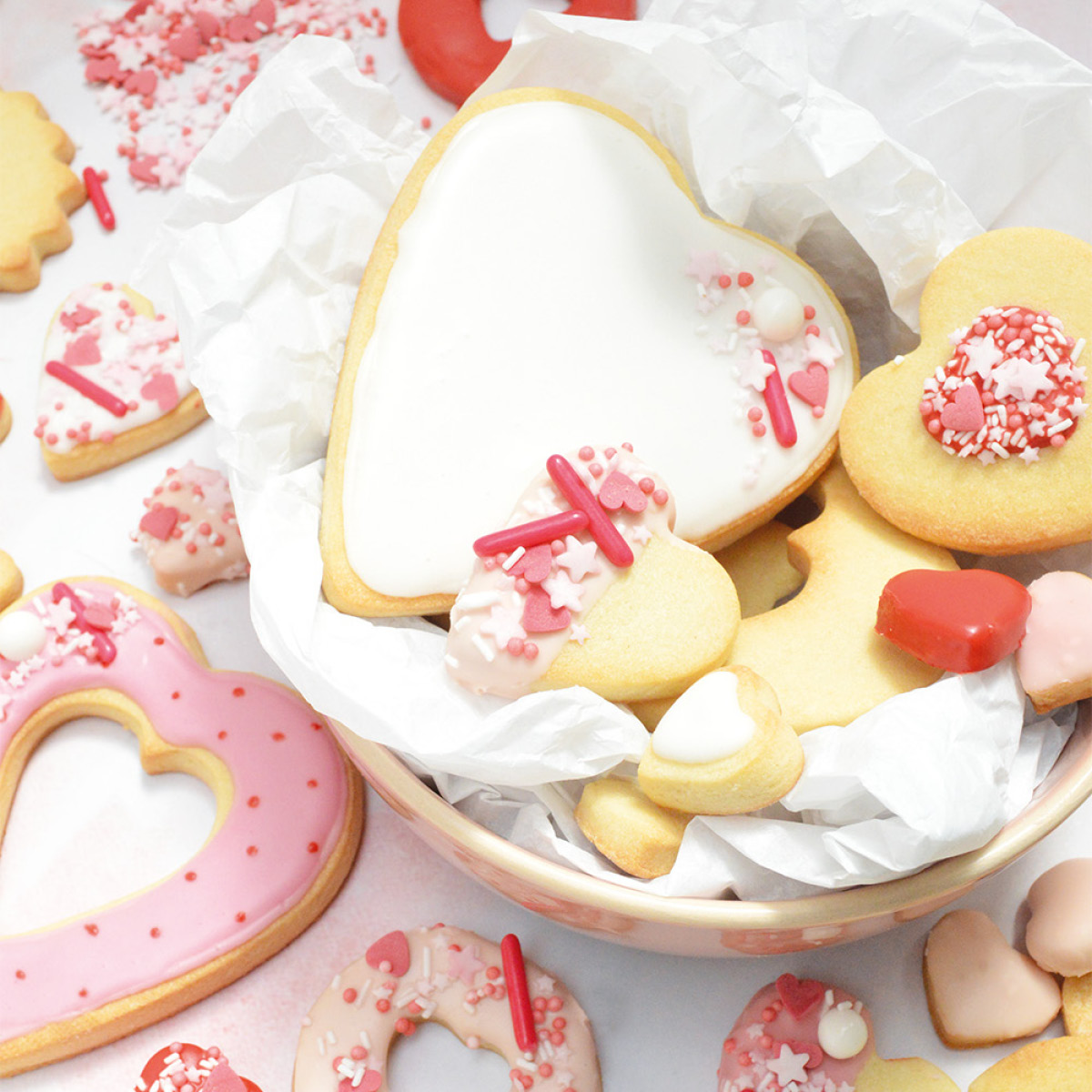 ScrapCooking Strössel mix 70 g rosa/vit