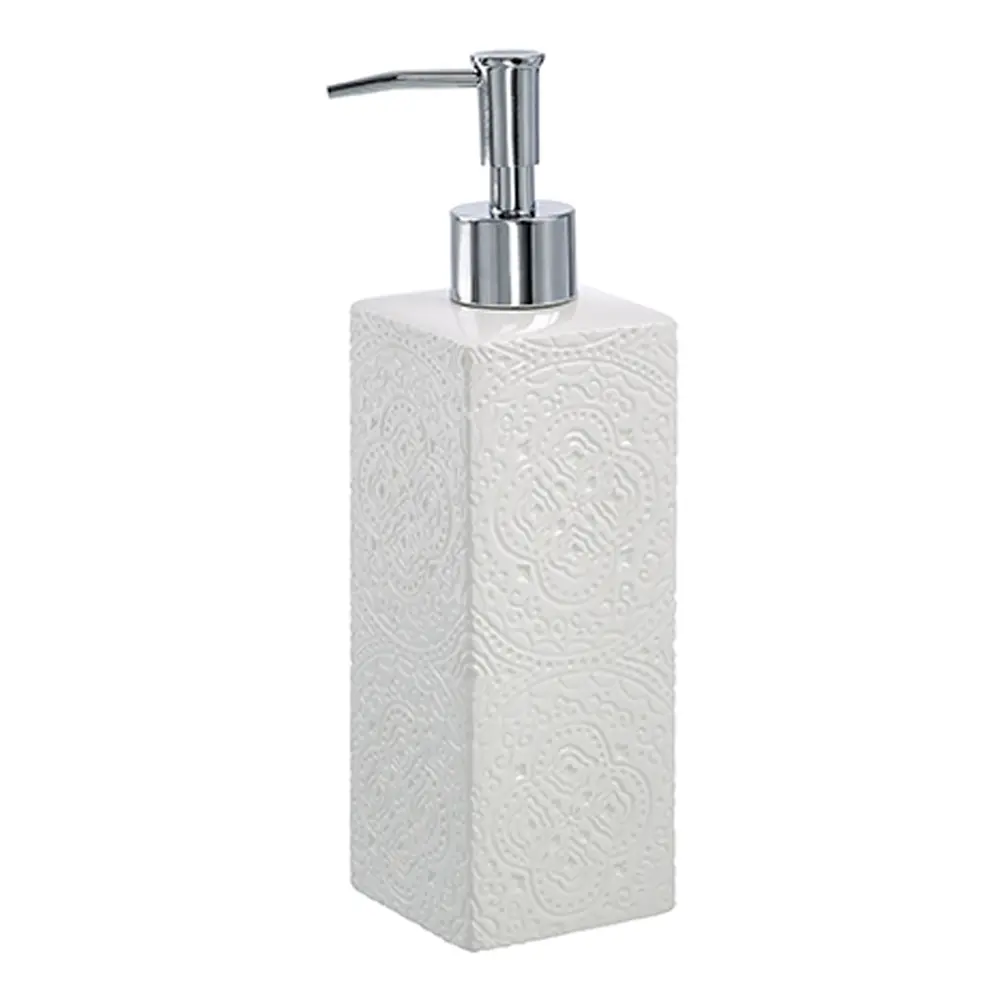 Kub Orient Saippuapumppu 21 cm Valkoinen/Hopea