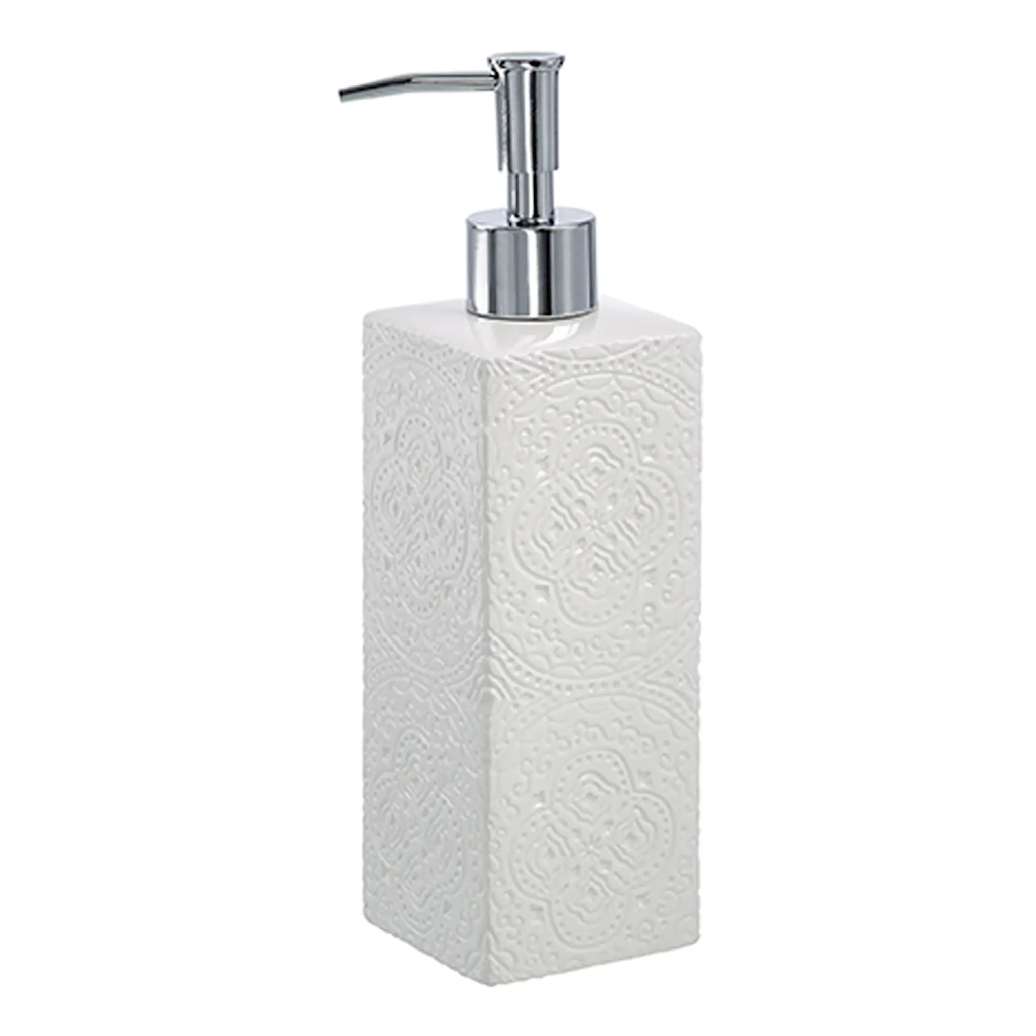 Cult Design Kub Orient Tvålpump 21 cm Vit/Silver
