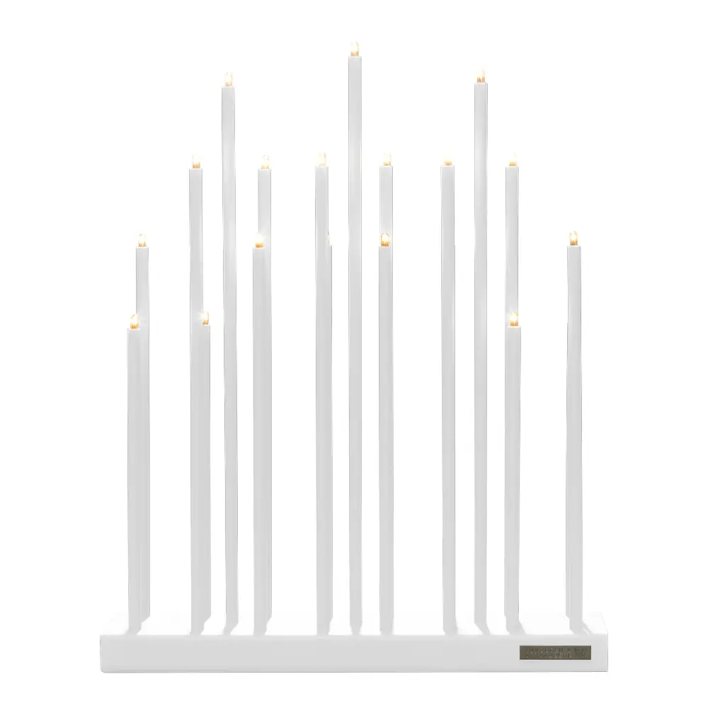 Elflugan Kynttelikkö 50x12,5 cm Valkoinen