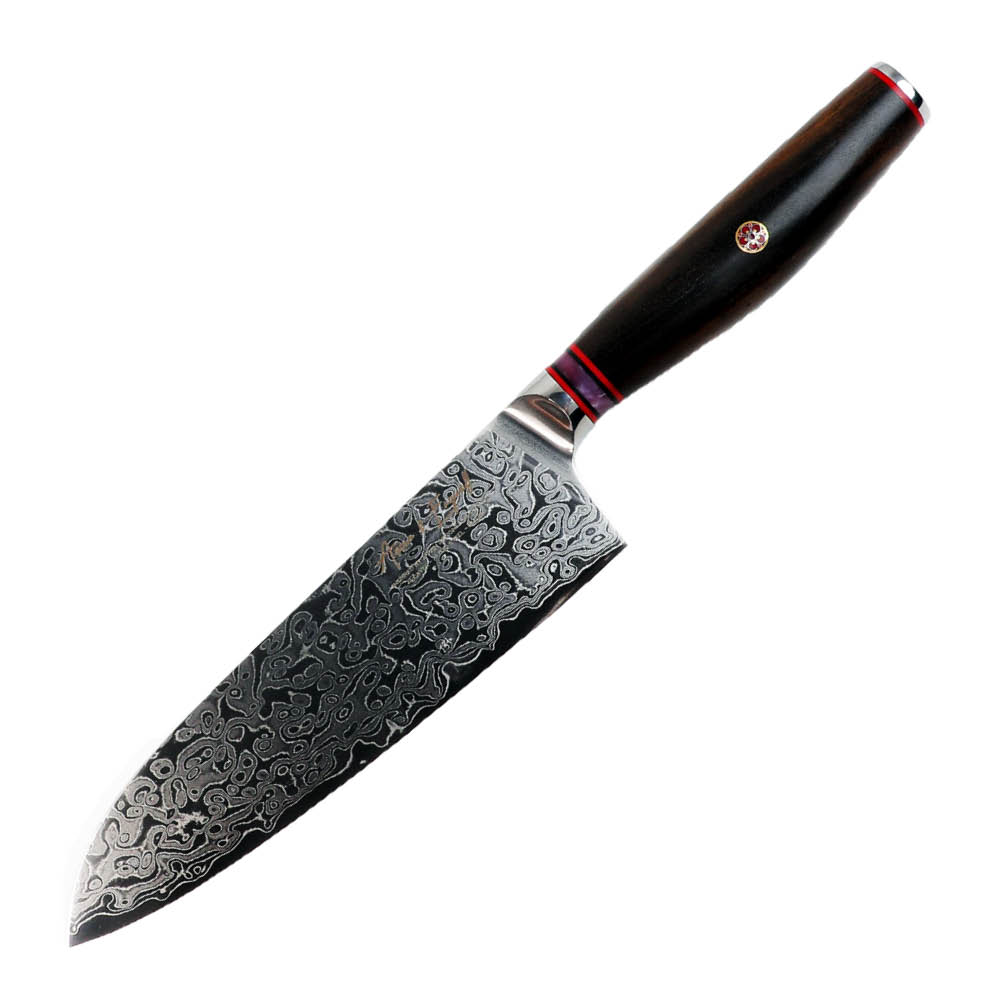 Assio & Engvall - Skarp Santokuveitsi 17,8 cm Teräs/Puu