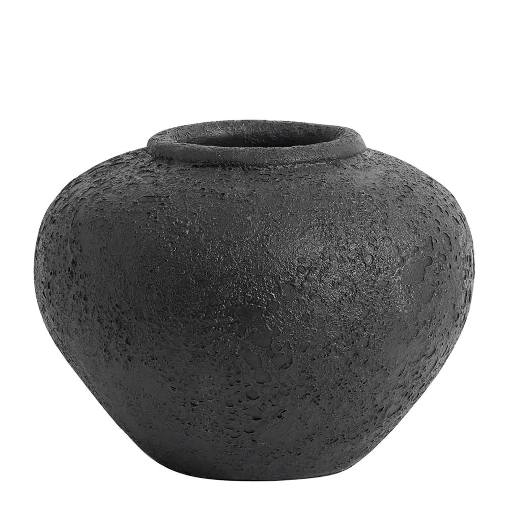 Luna Maljakko 18 cm Musta