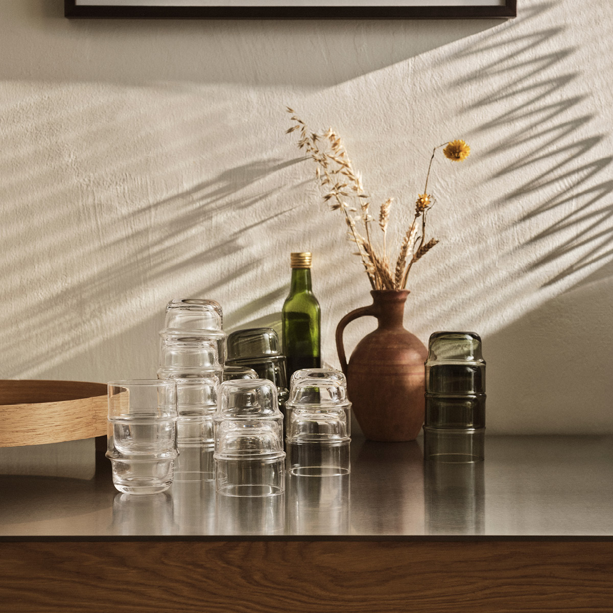 Design House Stockholm Unda Glas 2-pack Grå