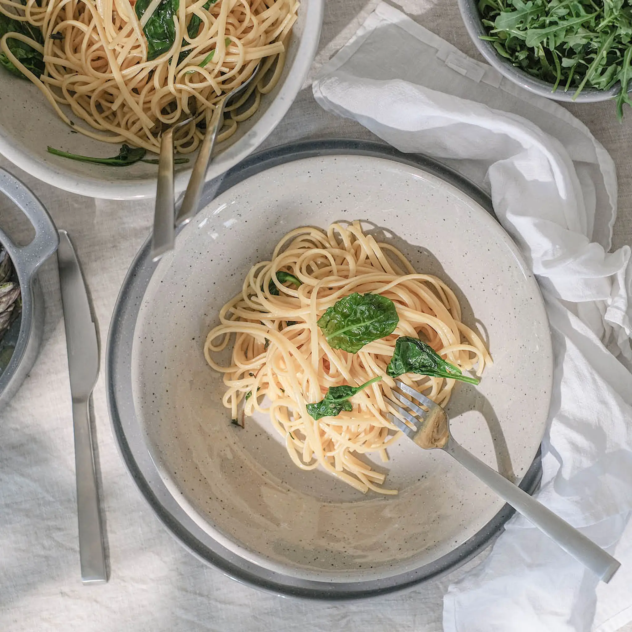 Modern House Edda Besticksett 48 Delar Borstat Stål