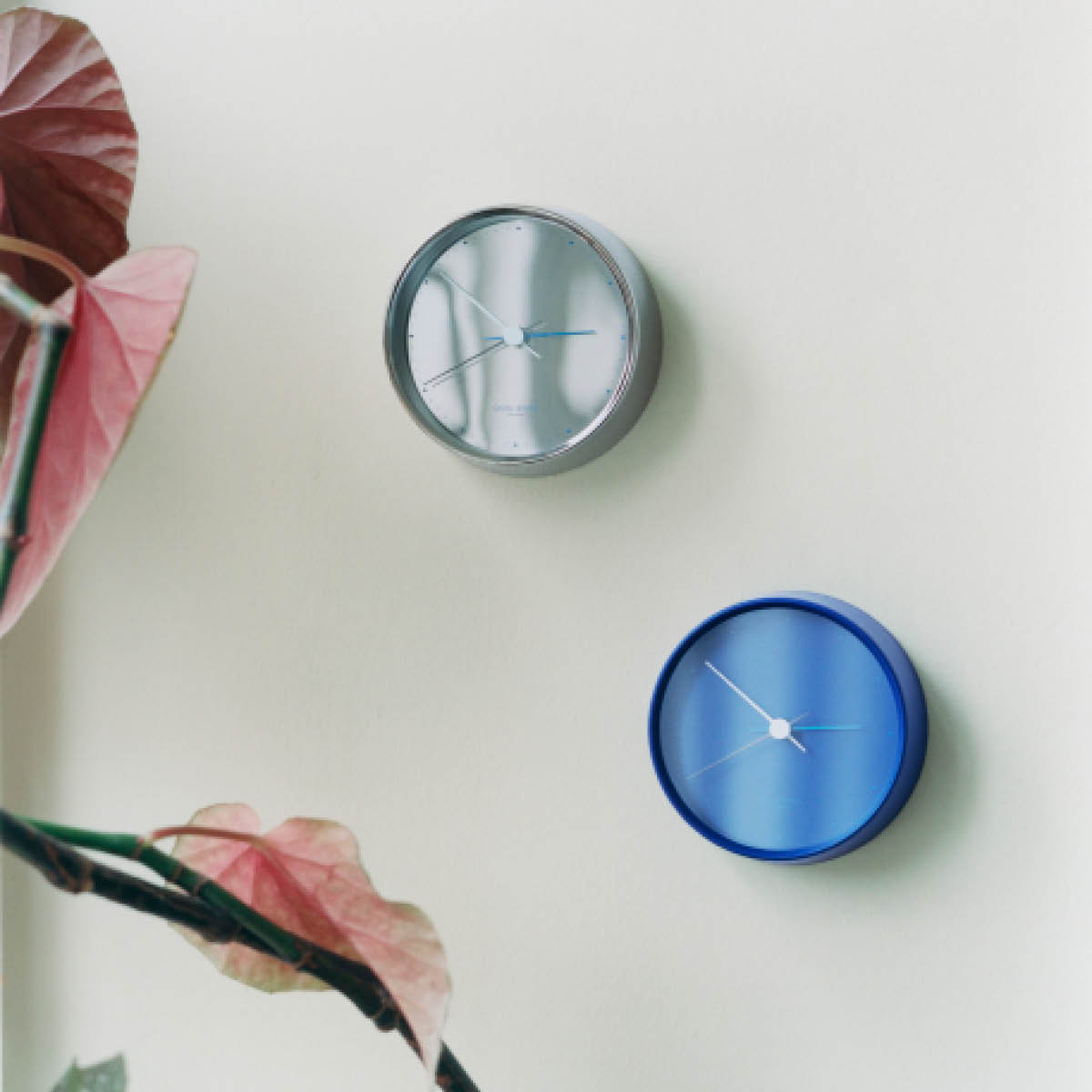 Georg Jensen Henning Koppel veggklokke 10 cm stål