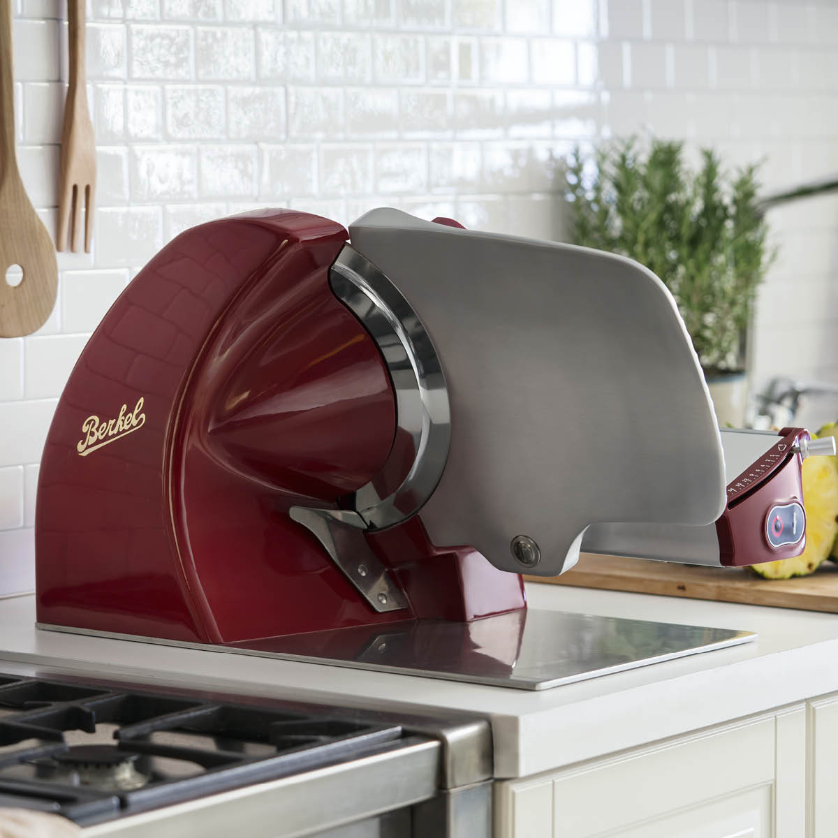 Berkel HL Plus skjæremaskin elektrisk 250 mm rød