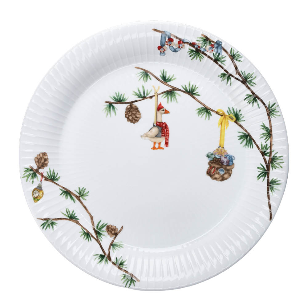 Kähler Hammershøi Christmas lautanen 27 cm valkoinen