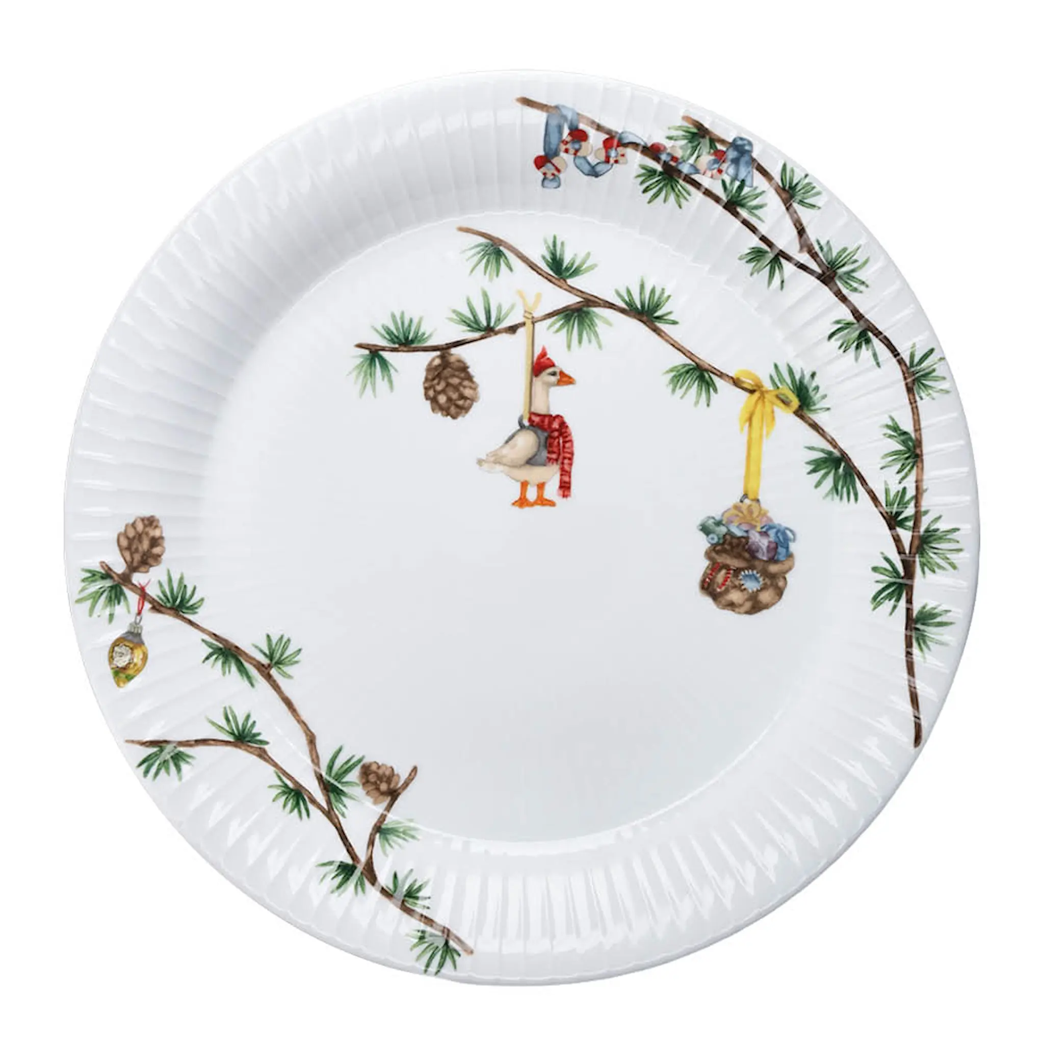 Kähler Hammershøi Christmas lautanen 27 cm valkoinen