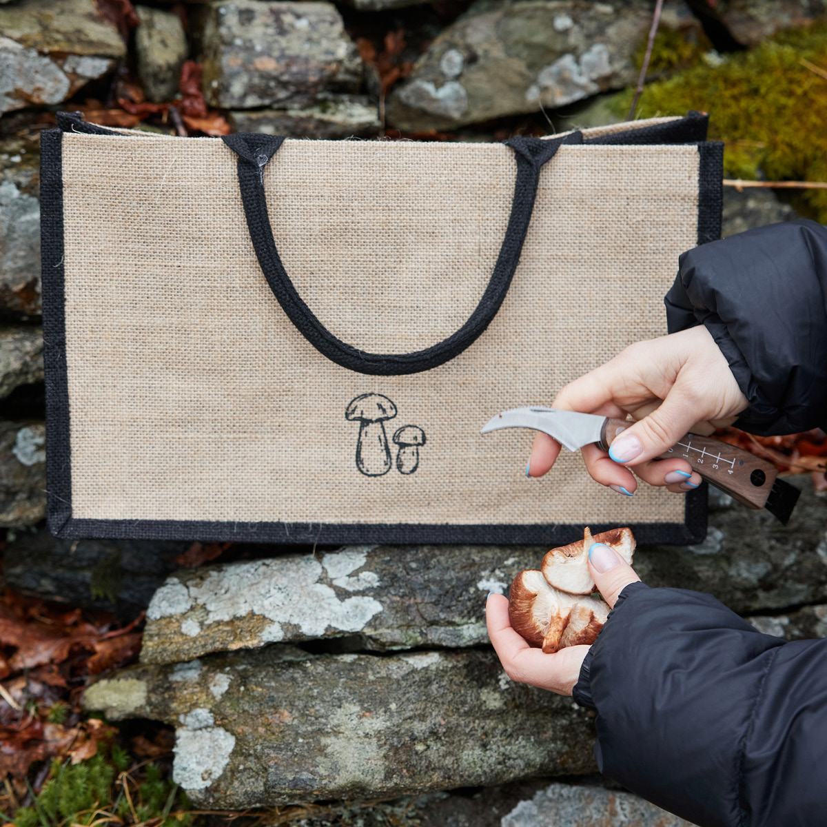 Sagaform Karl-Johan soppkurv med soppkniv