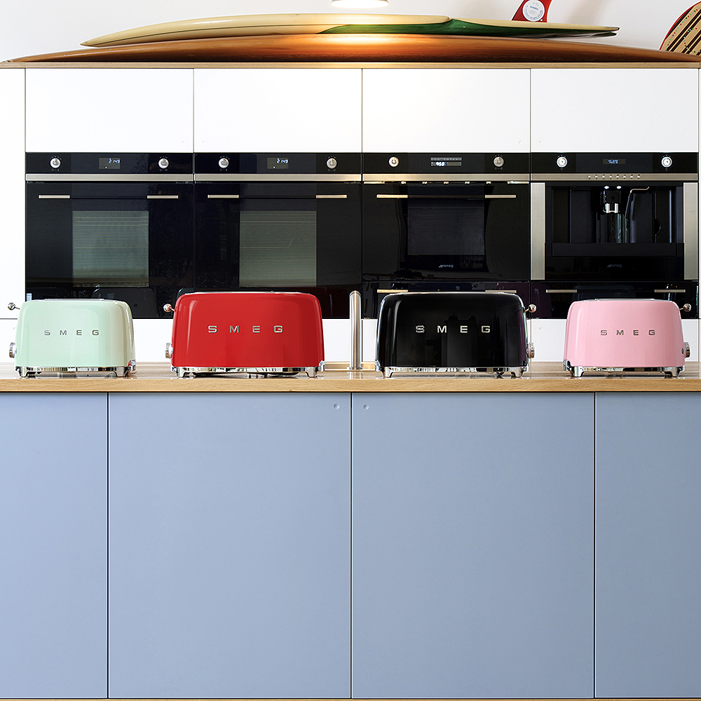 Smeg Smeg Brödrost 4 skivor TSF02 Röd