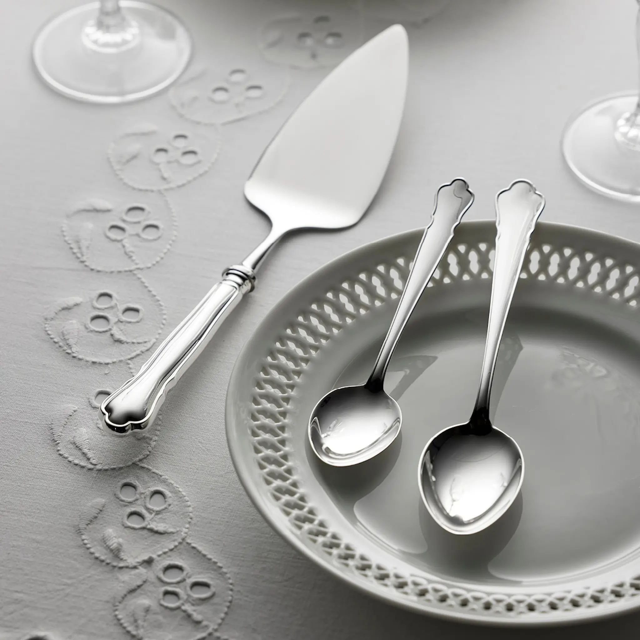 Gense Chippendale dessertsked/barnsked 15 cm 830